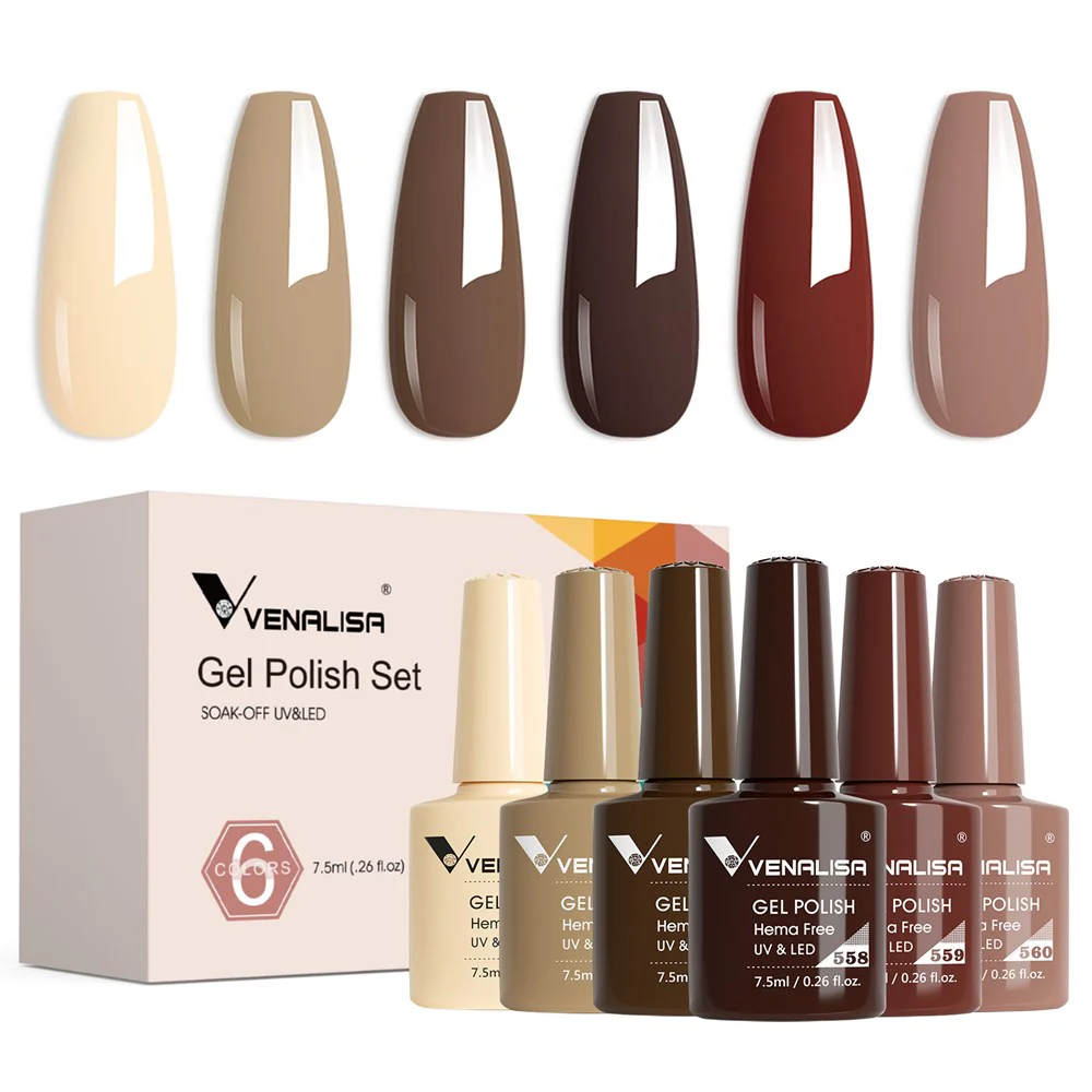 Gel Polish Set 6 Colors